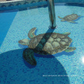 Mosaic Glass Swimming Pool Tile Tortoise Pattern Mosaic Pool Tile Design